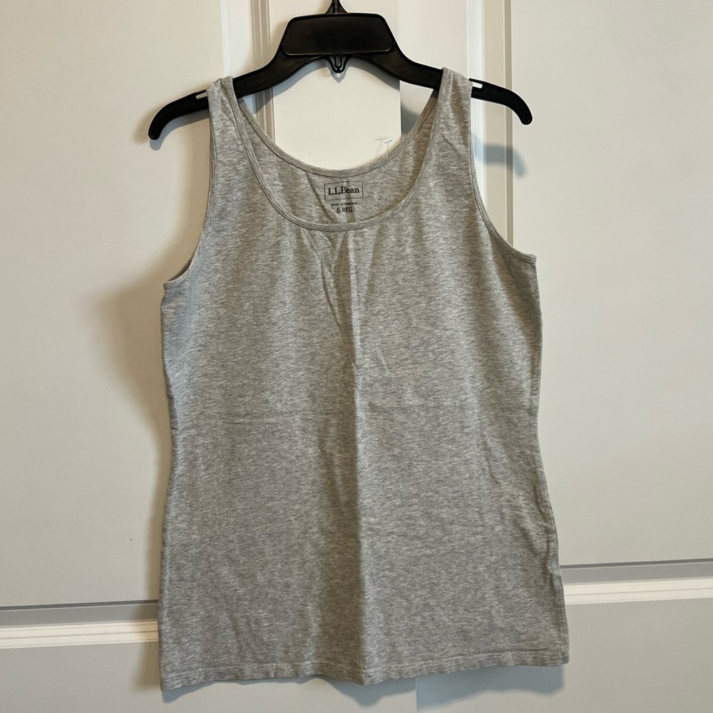 L.L. Bean Light Gray Tank Top